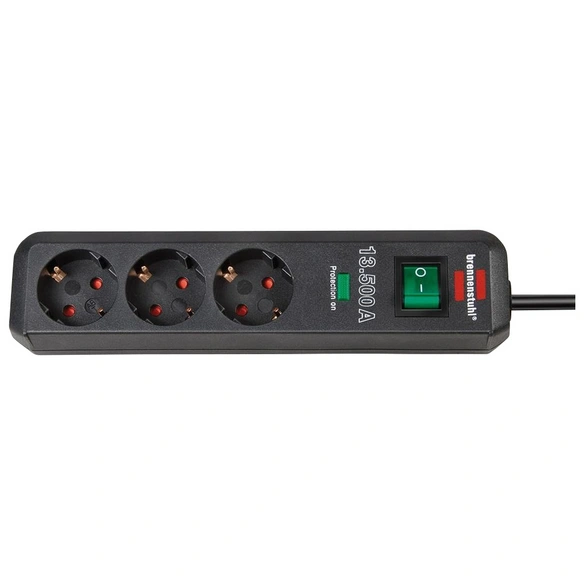 Steckdosenleiste »Eco Line«, 3-fach, Kabellänge: 1,5 m, IP20