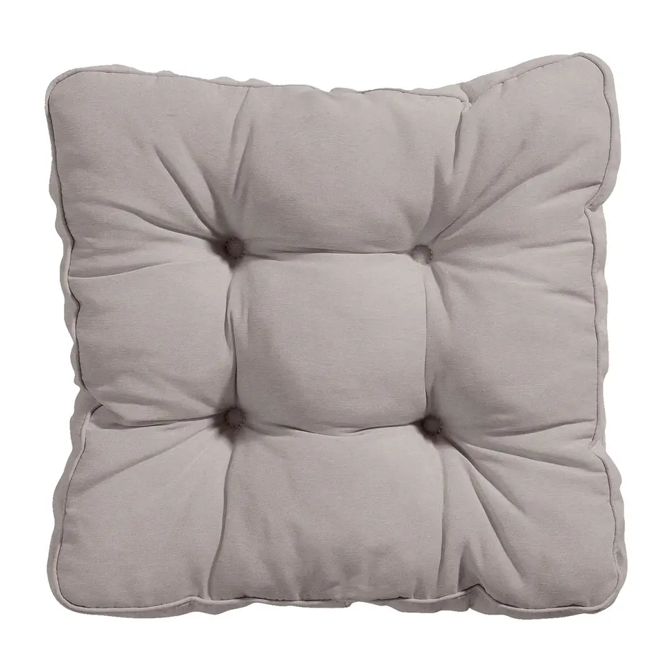 Madison - Zitkussen Florance Panama taupe - Ca. 47x47 cm - Set van 4