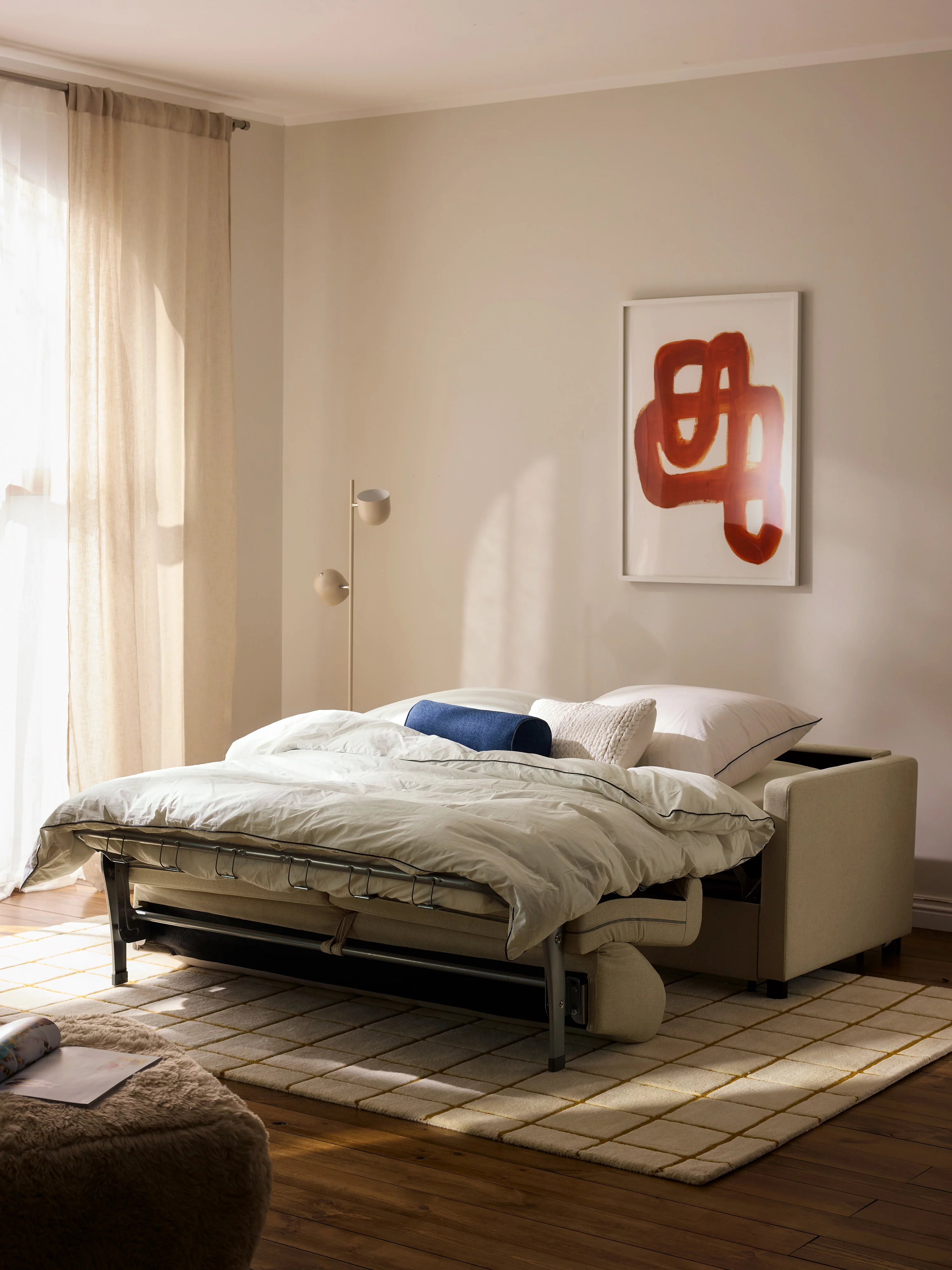 Schlafsofa Morgan mit Matratze (2-Sitzer)