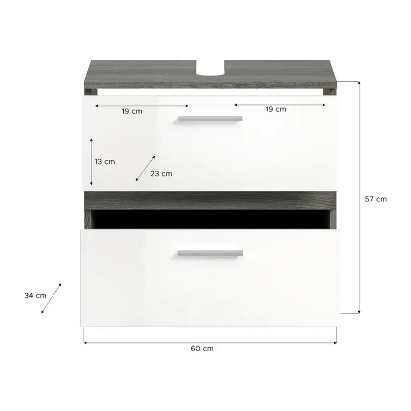 Badschrank 3-teilig Blake