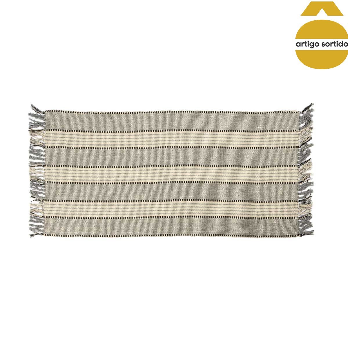 Passadeira FLOW 100% algodão reciclado 60x120cm