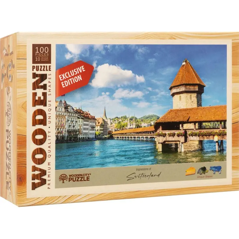 Puzzle 100-teilig Kapellbrücke