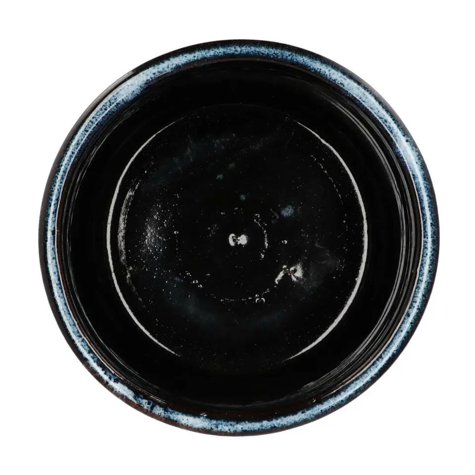 DK Design Bloempot model Blue Glaze - blauw - D18xH20 cm - ombre