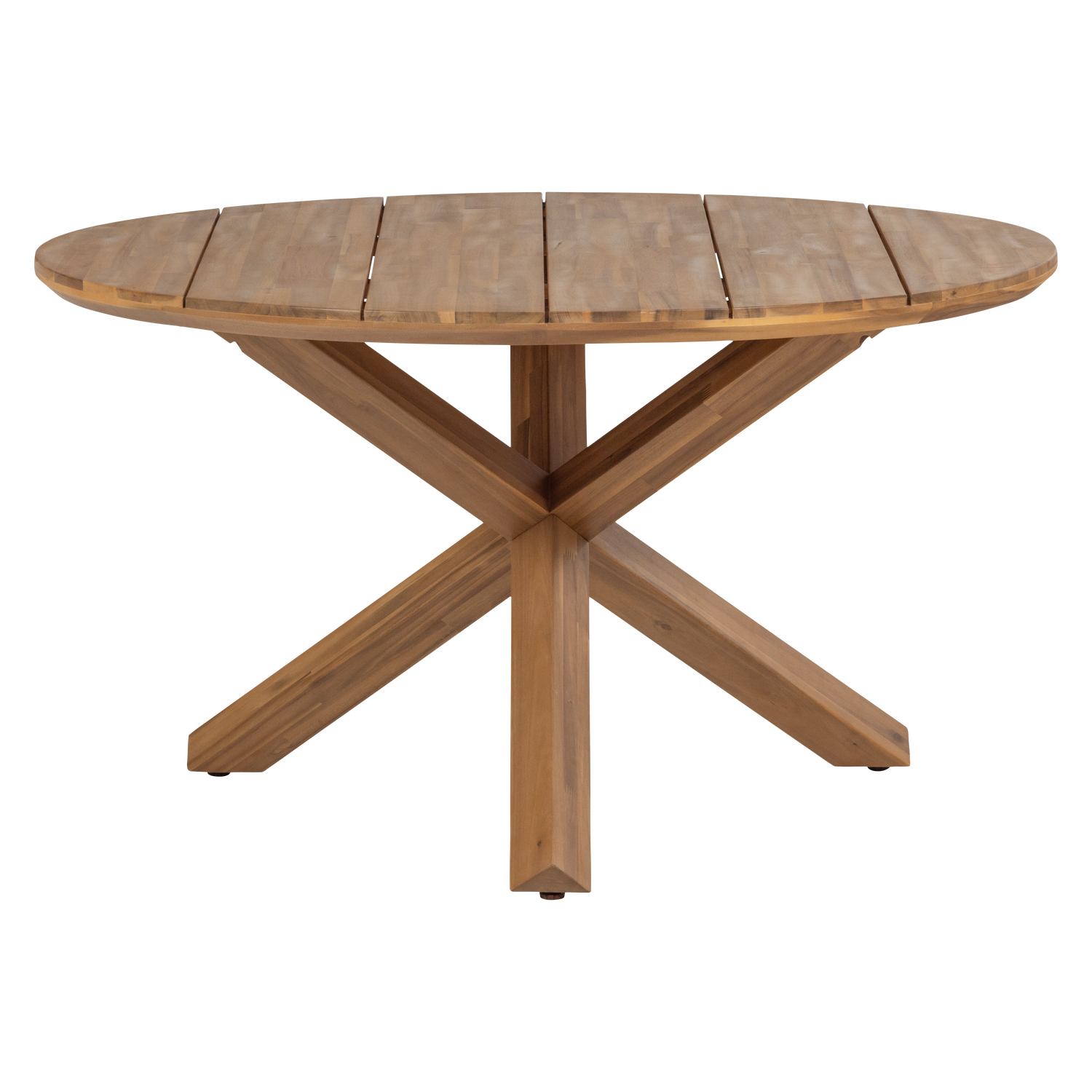 WOOOD tuintafel rond Kiro - Acacia Hout - Naturel - 76x135x135