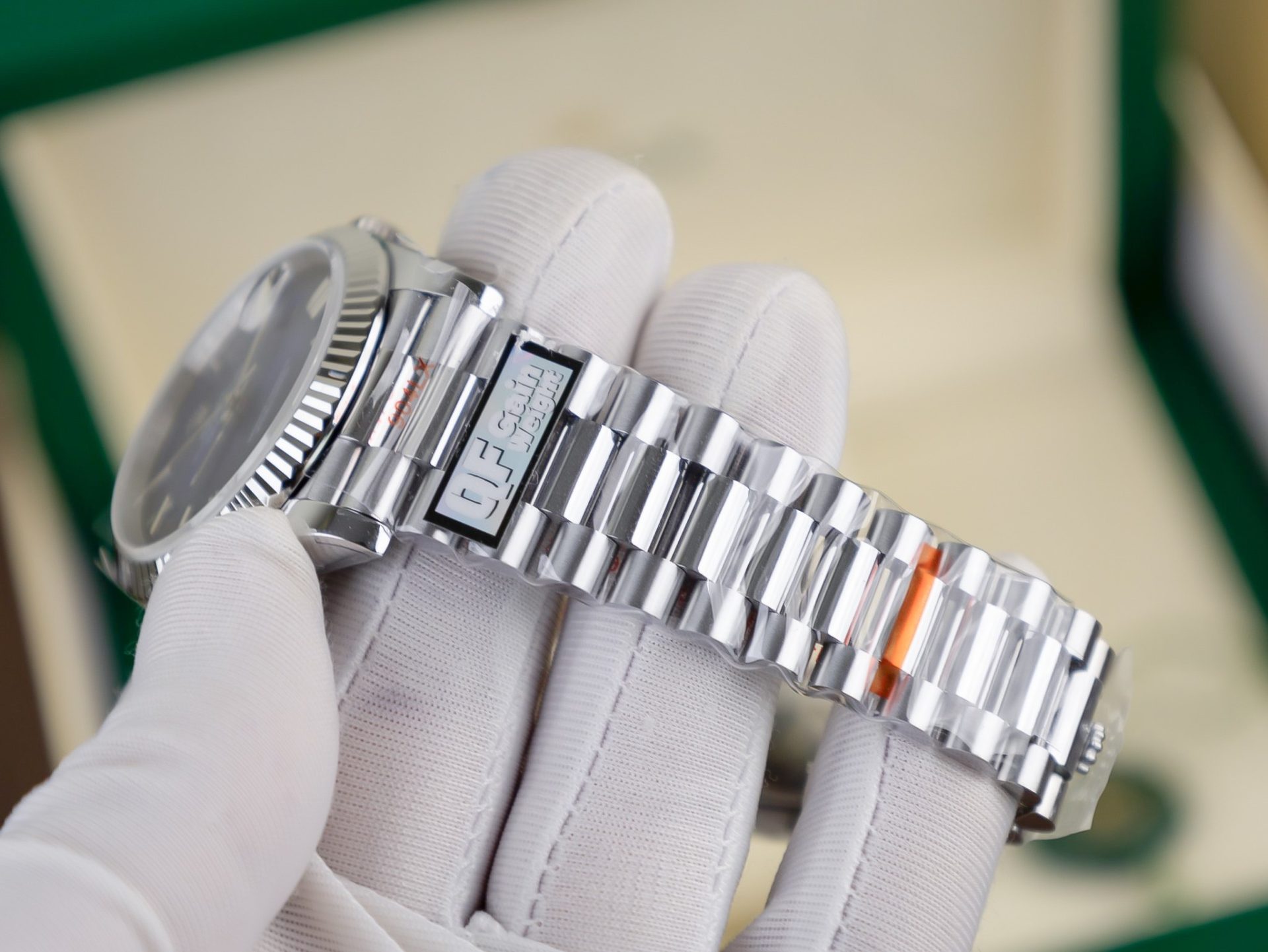 Rolex Day-Date 228239 904L Steel Ombre Blue Dial 40mm Super Clone