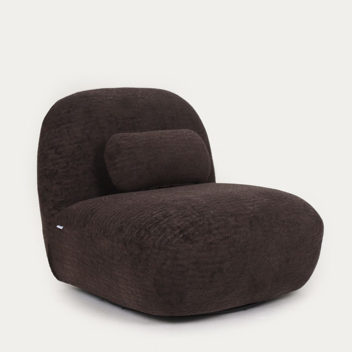 Fotel NORDVIK obrotowy czekoladowy 83x87x75 cm