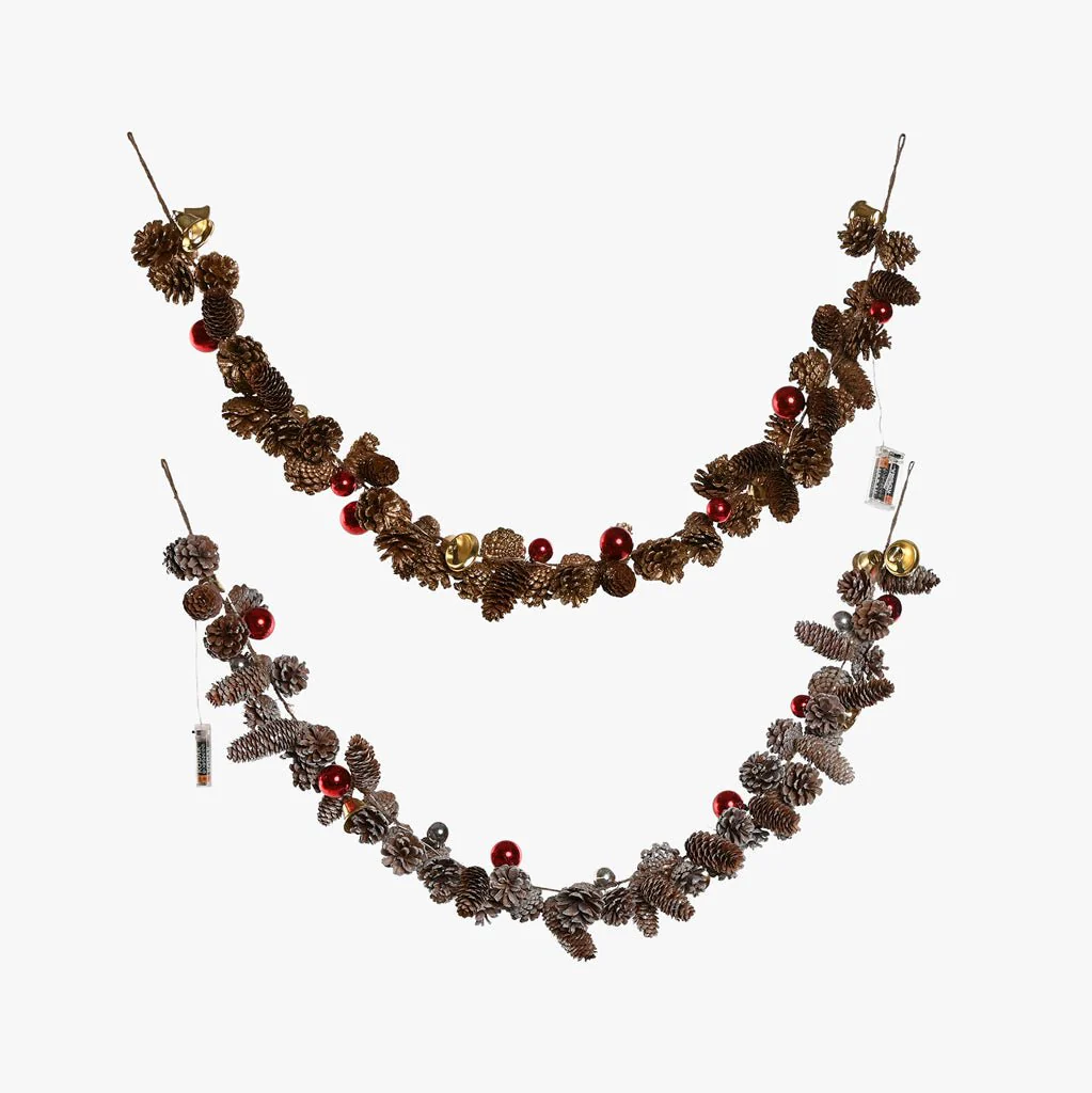 Grinalda Pinhas 120cm Sortido ALPINE