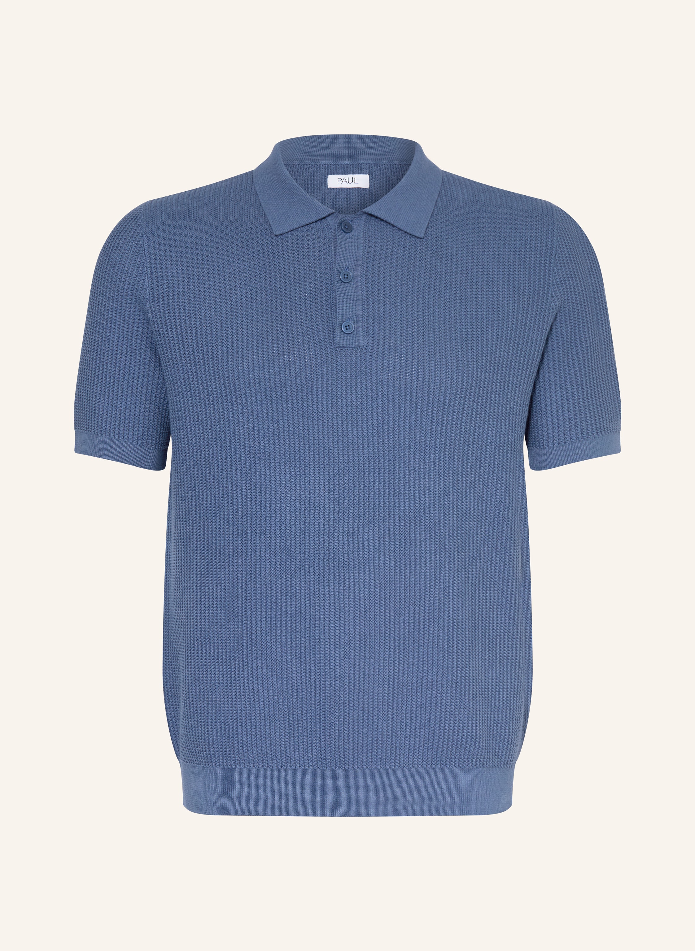PAUL Strick-Poloshirt