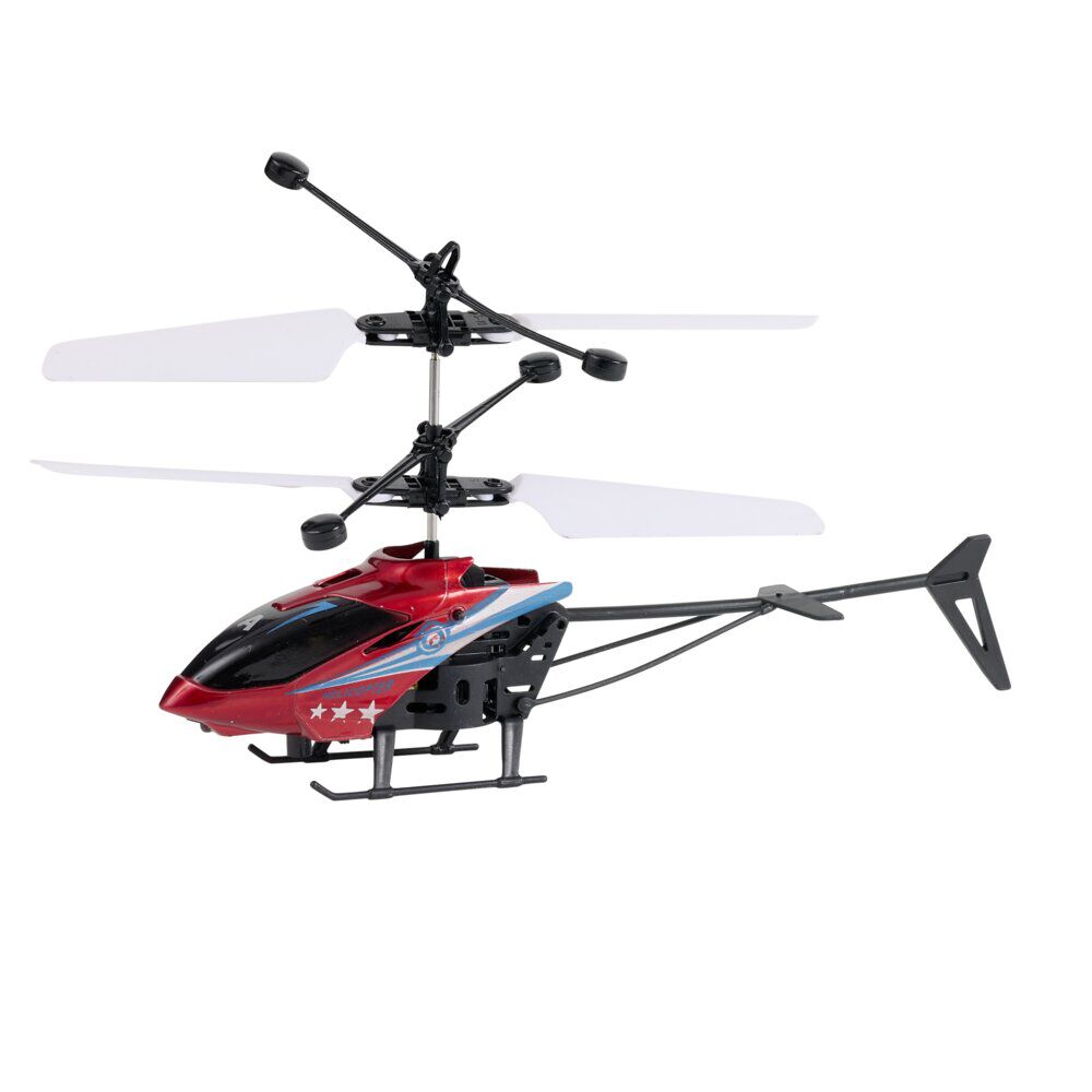 Hélicoptère radiocommandé USB plastique et métal 19x3xH11cm (3 modèles)