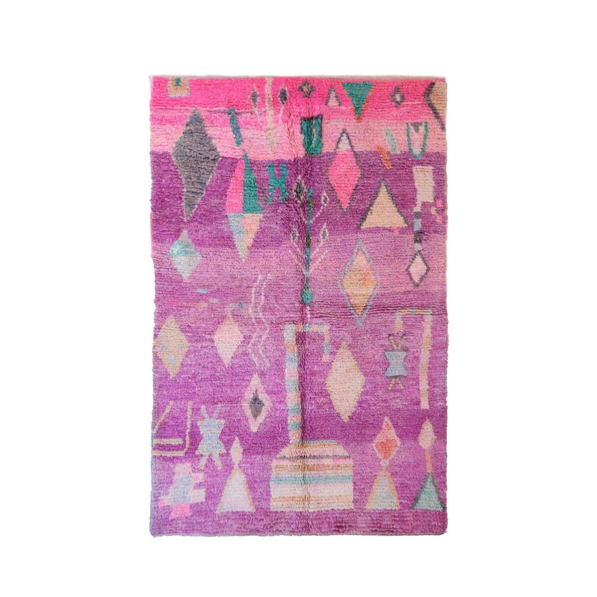 AFK Living vloerkleed Berber - handgemaakt - Wol - 120 cm x 170 cm