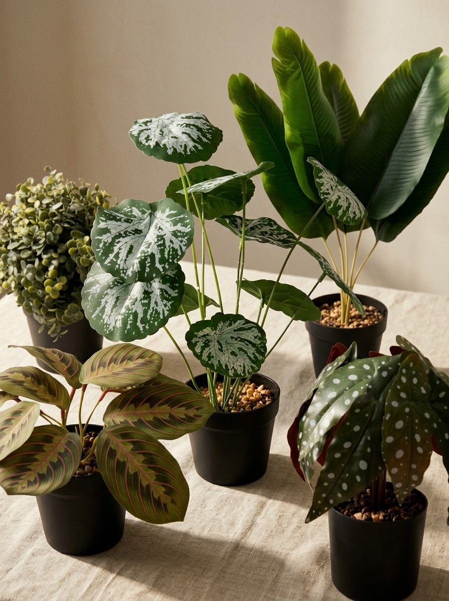 Roślina ozdobna - begonia muculata
