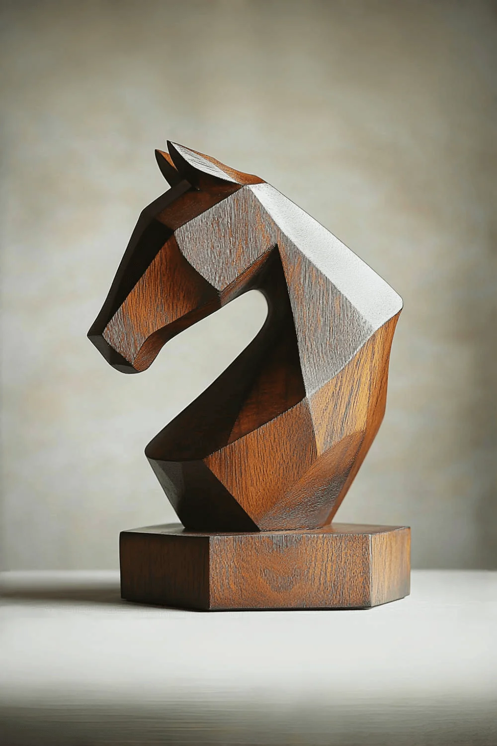 Horse Wood Sculpture #WA068