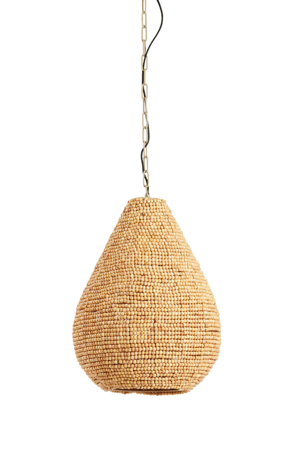 Light & Living hanglamp KABINDA - Ø31x39cm - bruin