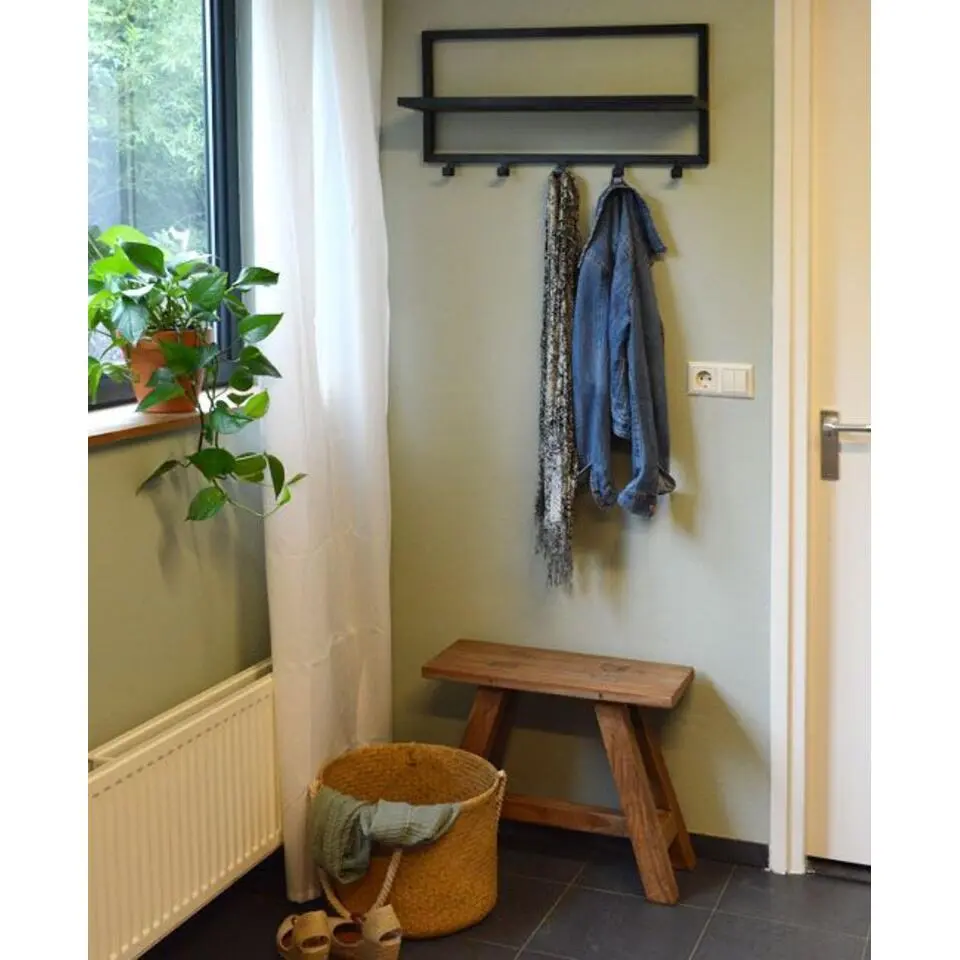 Brix Kapstok Bono zwart 70x15x30