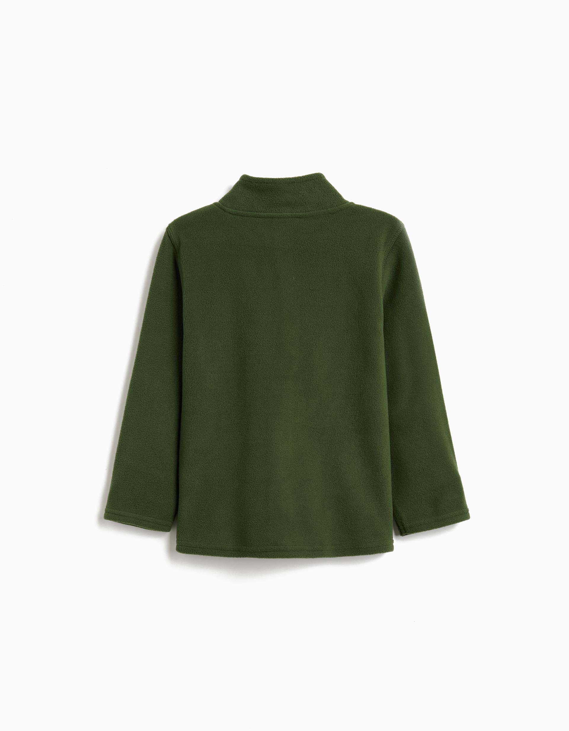 Casaco Polar, Menino, Verde Escuro