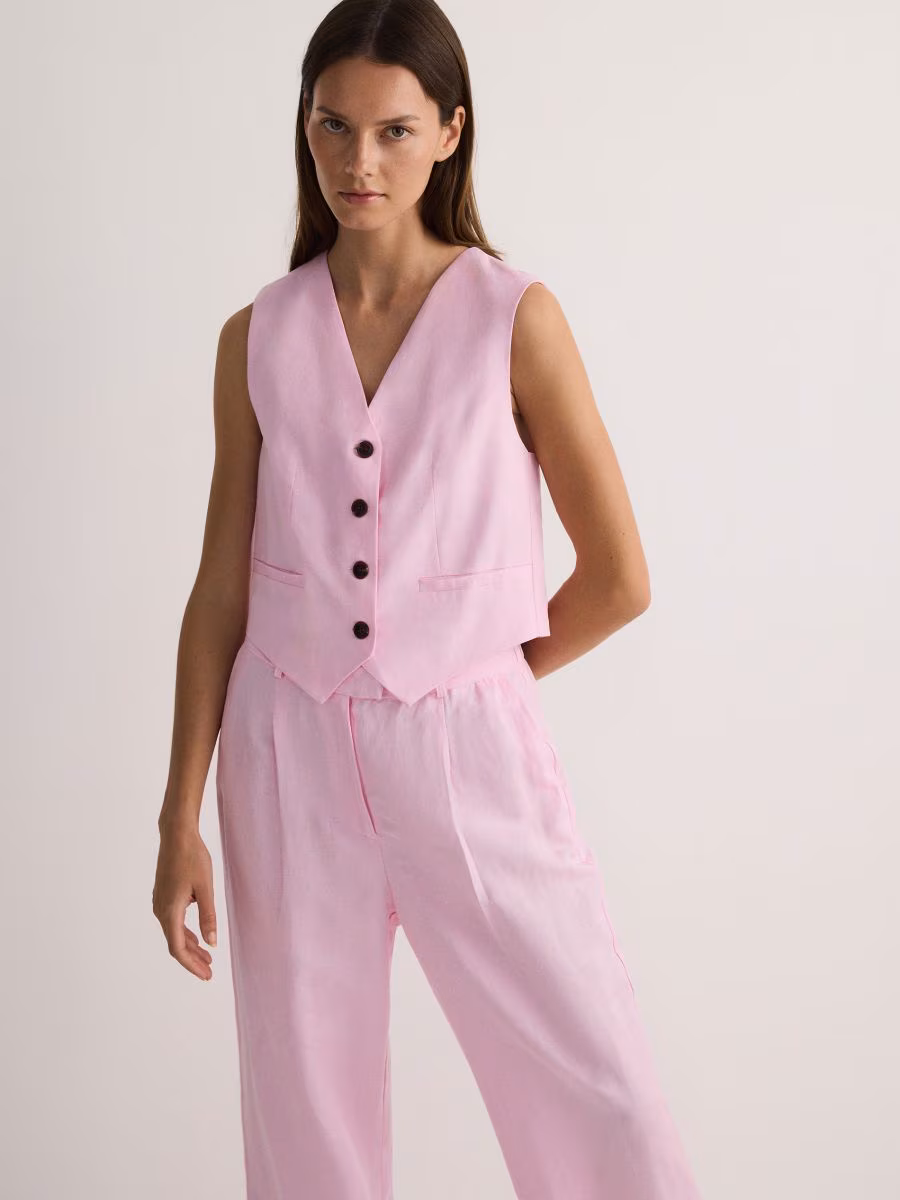 Linen Rich Suit Vest