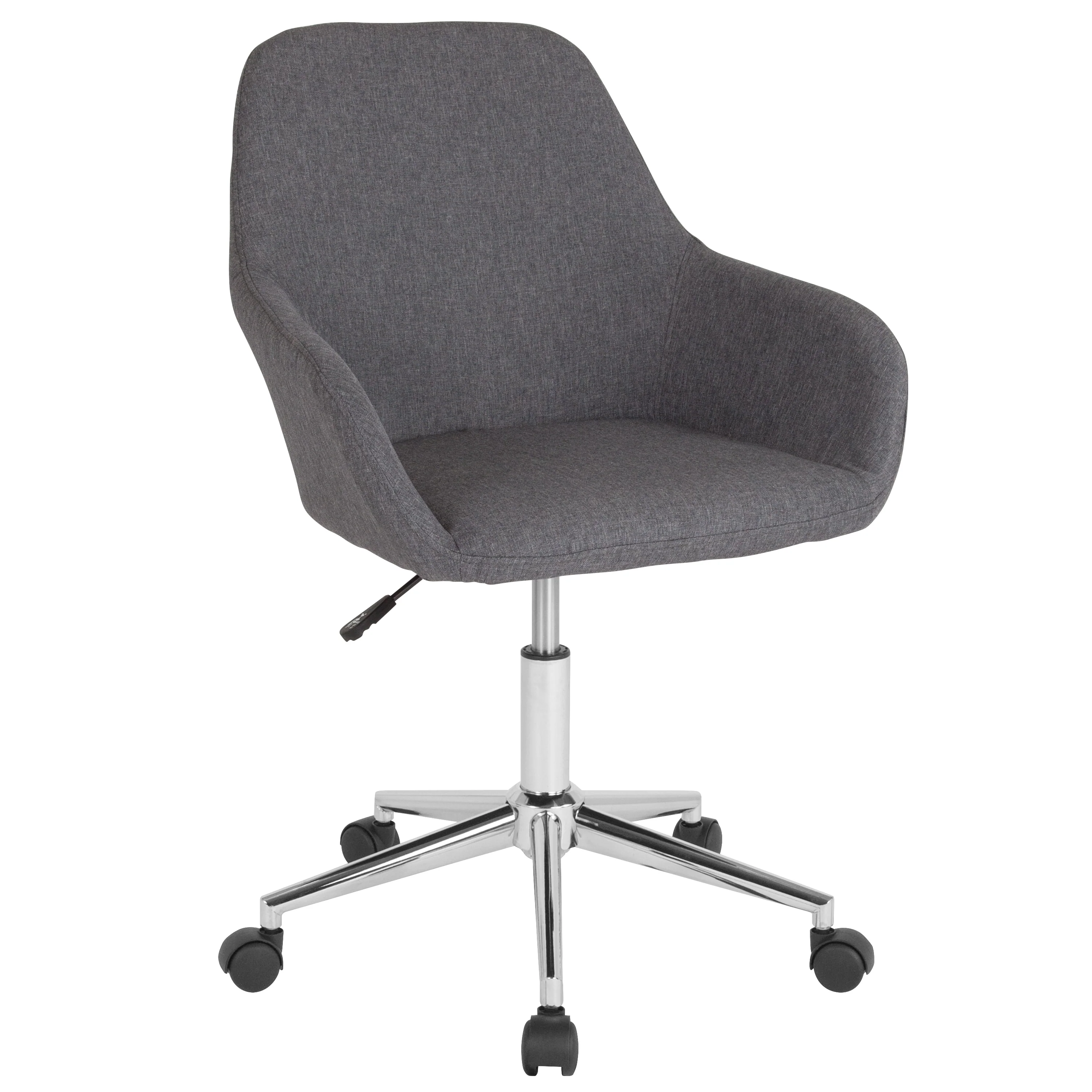 Home & Office Mid-Back LeatherSoft Upholstered Swivel Chair