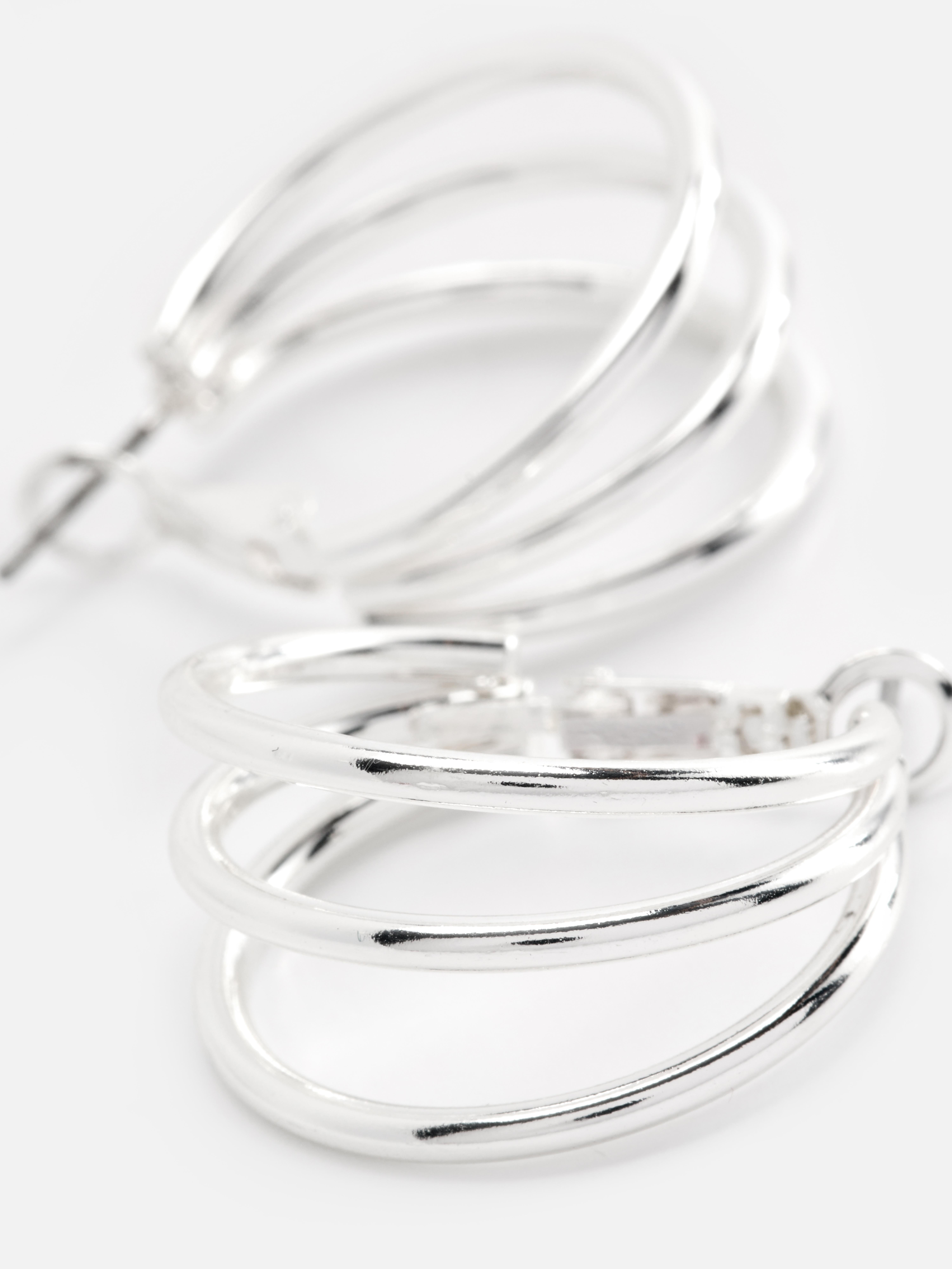 The Edit Triple-Hoop Earrings
