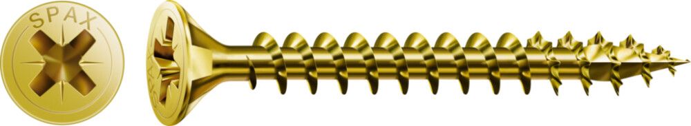 SPAX SENKHODE GUL 5X30, S 15 STK
