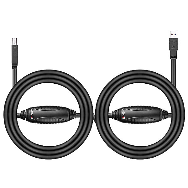 Câble USB 3.0 imprimante amplifié 10m LINDY