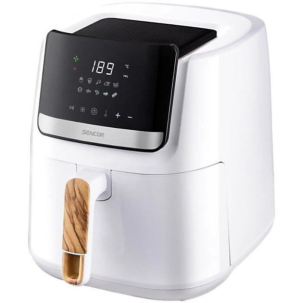 Friteuse Electrique Airfryer - SENCOR - SFR 6551WH - 1600 W - 6,5 L - Blanc