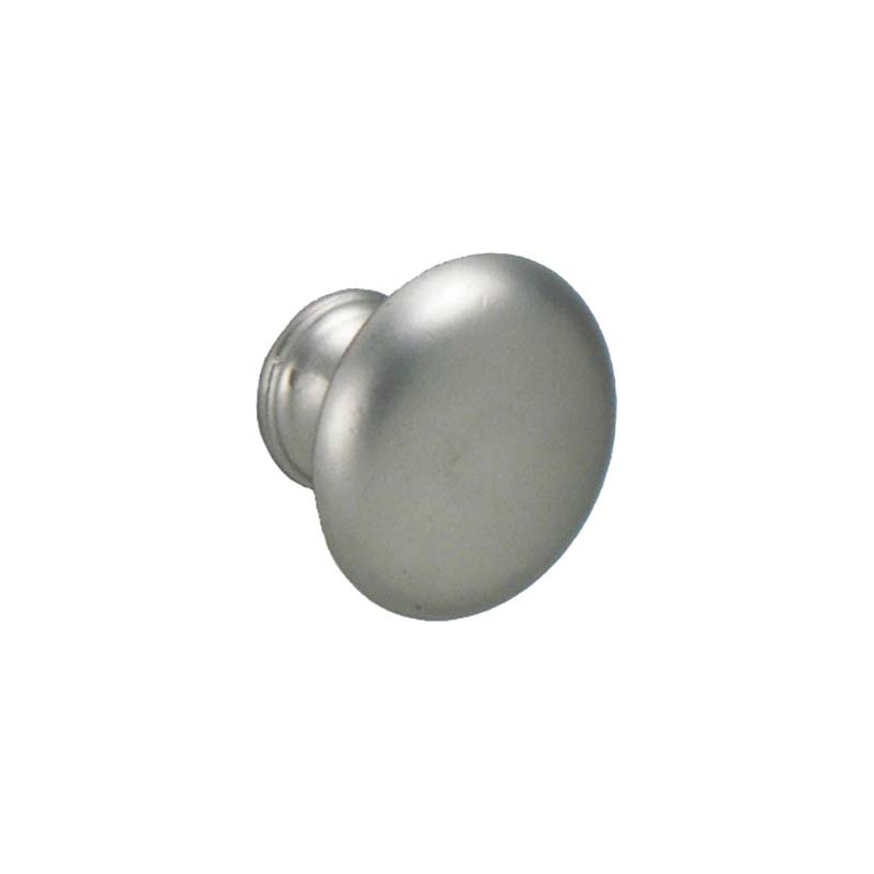 Bouton rond en zamac gris Ø 30 mm LINEA BERTOMANI