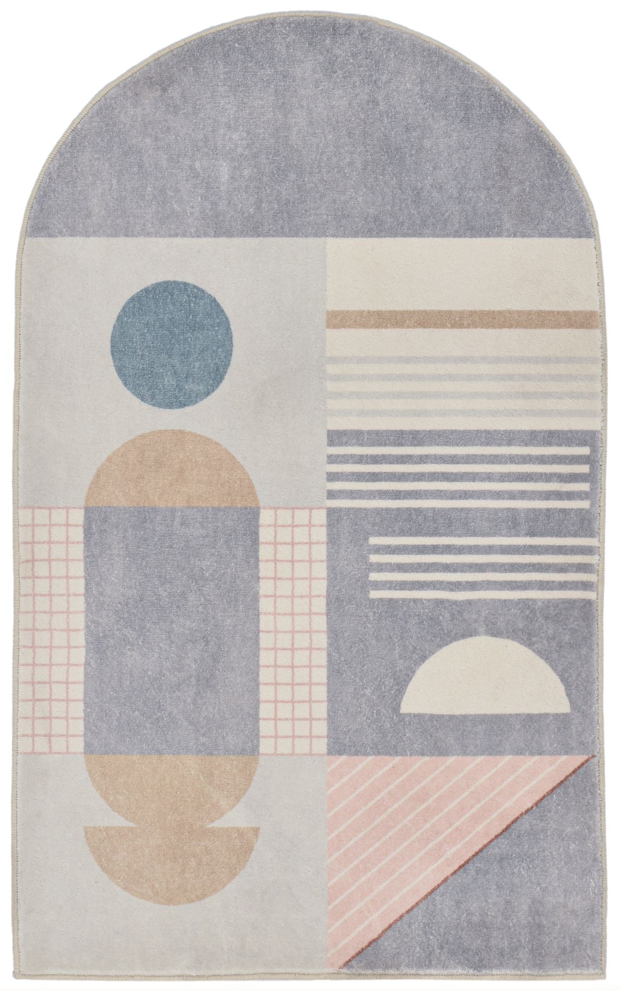 Gino Falcone Ariella Badmat 70 x 120 cm - Grijs