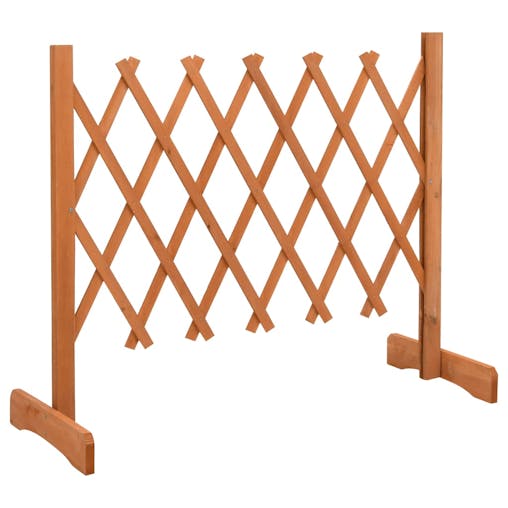 NNEVL Garden Trellis Fence Orange 120x60 cm Solid Firwood