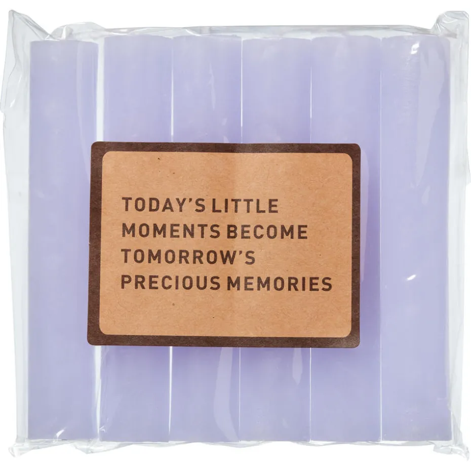 Kwantum Kaarsen & Theelichten | Kaarsen & Theelichten | Dinerkaars  12 Cm – 6 Stuks Lila