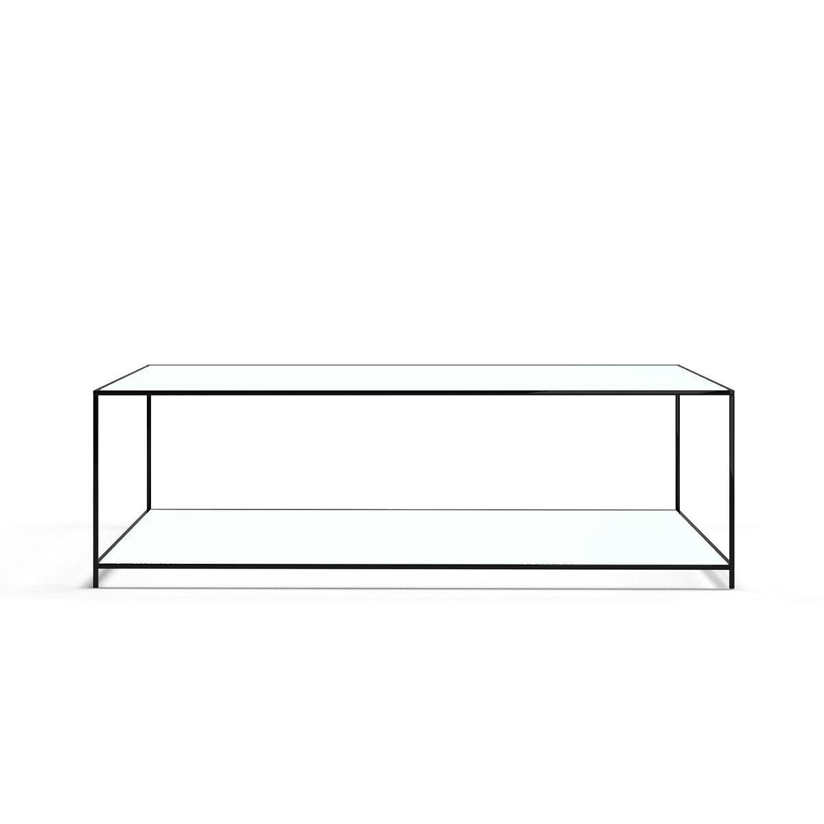 Table basse carrée verre trempé, Sybil