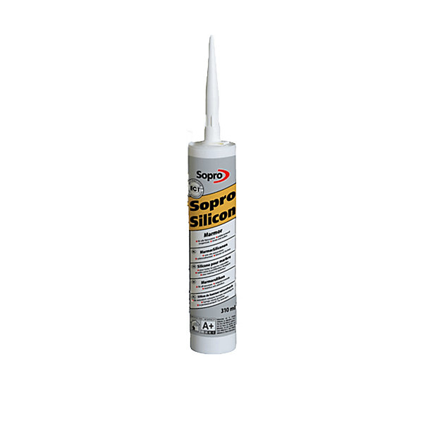 Mastic silicone pour pierre naturelle - Gris sable 18 - 310 ml