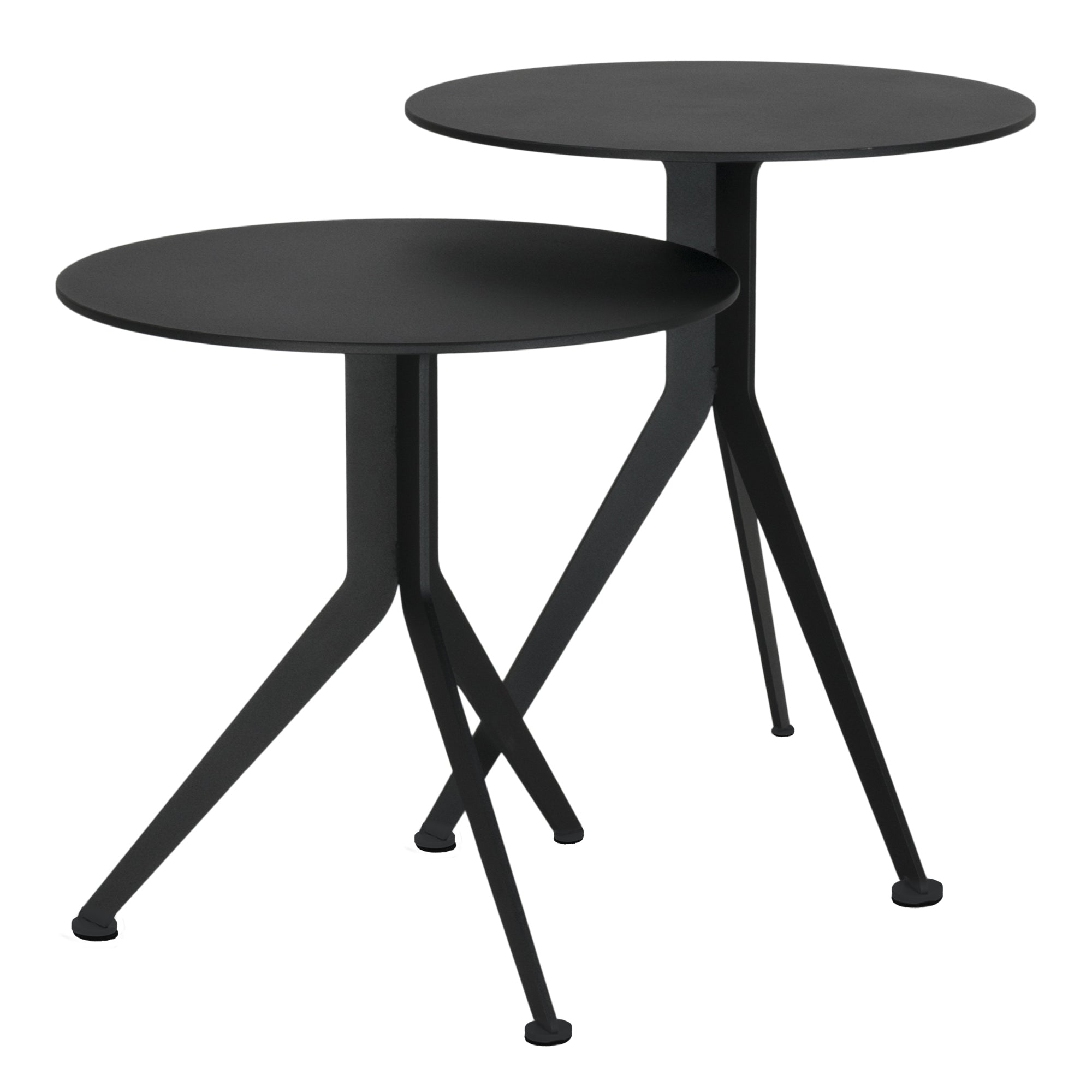 Spinder Design bijzettafel Daley High - zwart - Ø 38