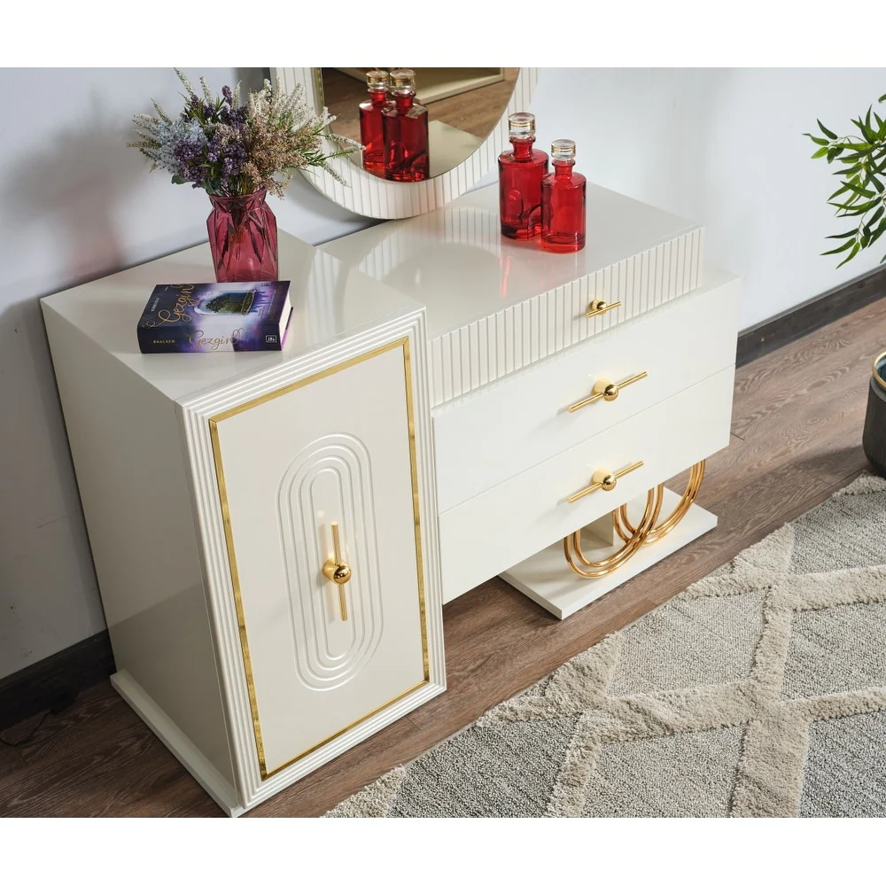 Marsen Dresser With Mirror