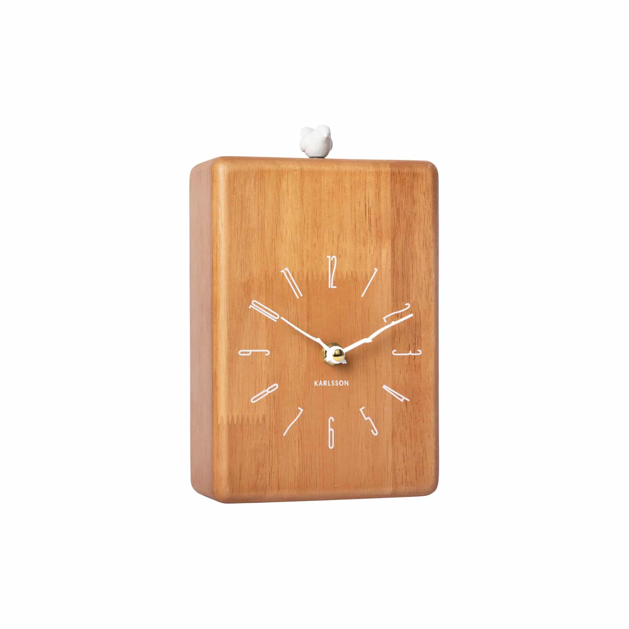Karlsson wandklok Rama Cuckoo - bruin - 6x14x20cm