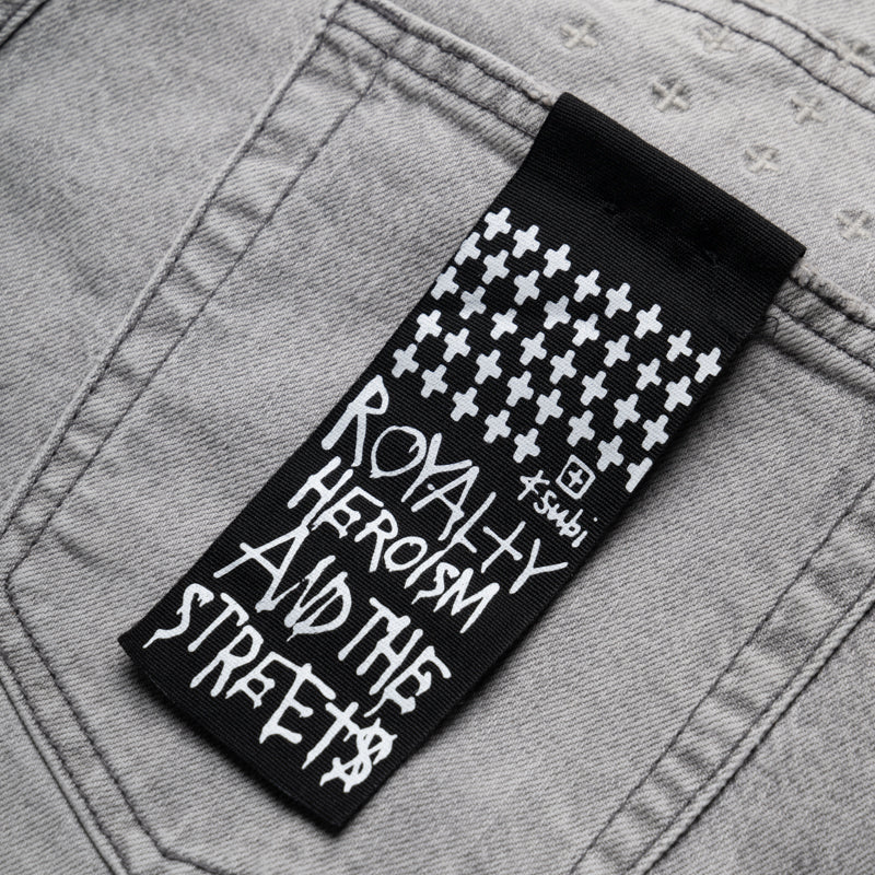 Ksubi Chitch Jupiter Skrawl Denim Pant - Grey