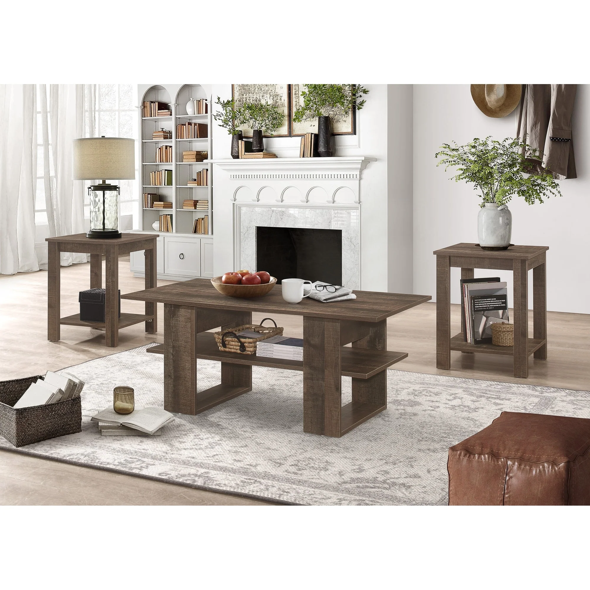 Beverly 3 pieces Coffee Table Set