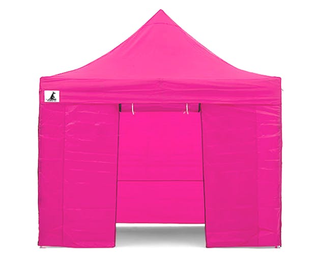 NNEDPE Gazebo Tent Marquee 3x3 PopUp Outdoor Wallaroo Pink