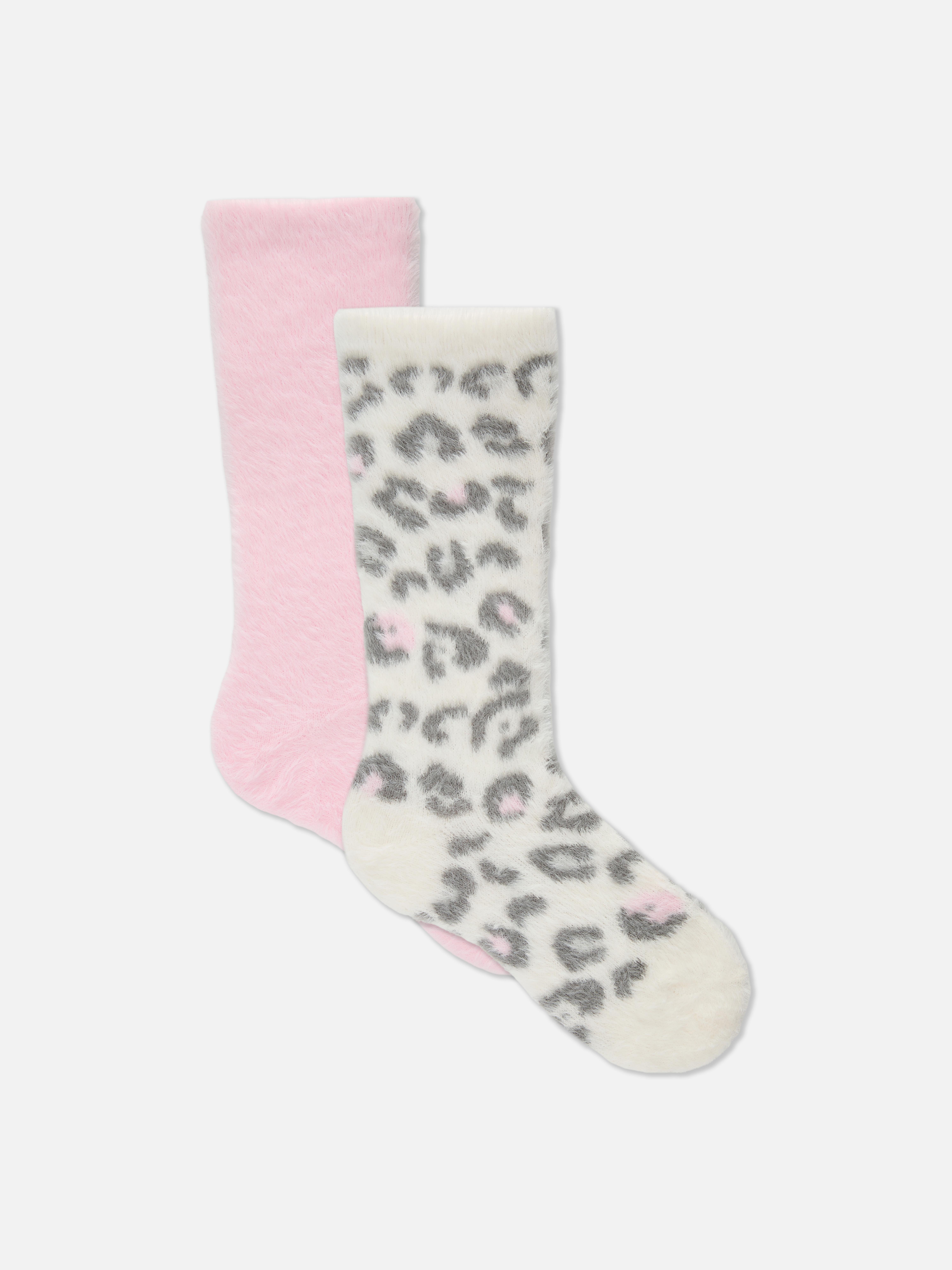 2pk Animal Pattern Socks
