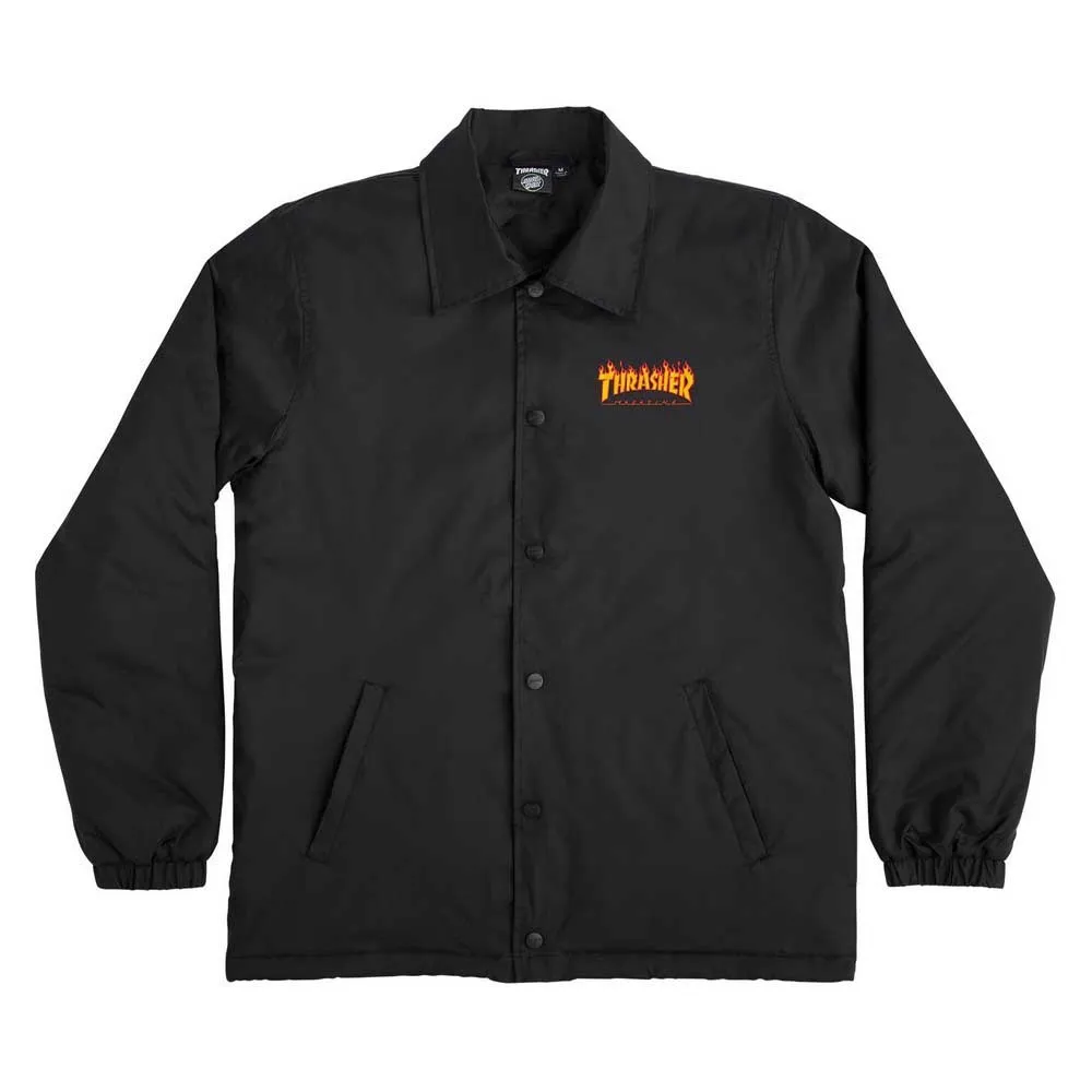Santa Cruz Thrasher flame dot coach jacket