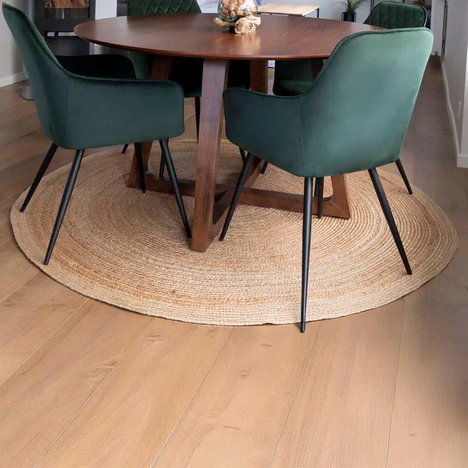 Vloerkleed &Oslash;180cm Jute - Naturel - Kleed Bombay