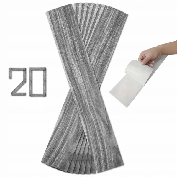 Panele Ścienne Samoprzylepne Deski Szara Stare Drewno 10X60Cm M41 - 1,20M2