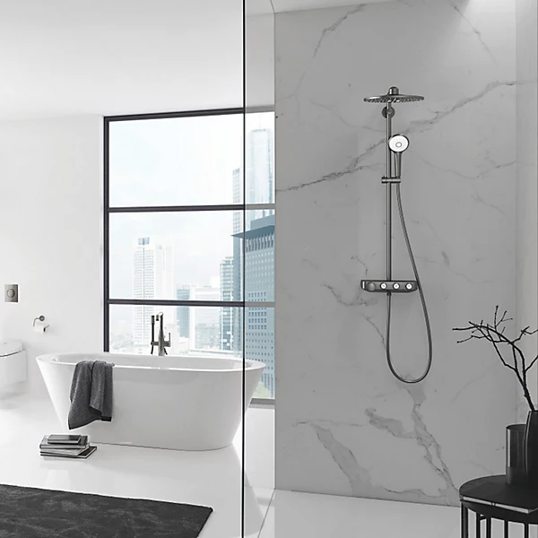 GROHE Colonne de douche XXL thermostatique Euphoria SmartControl System 310 Hard Graphite brossé 26507AL0