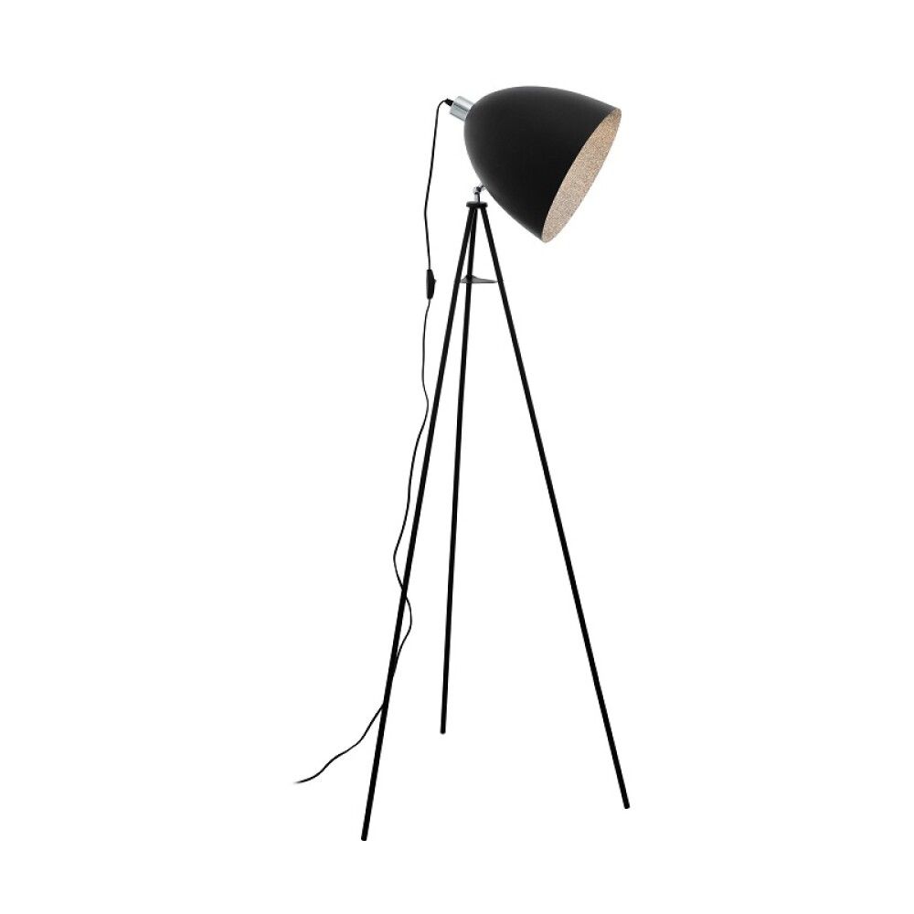 GULVLAMPE EGLO MAREPERLA 150CM SVART/GLITTER
