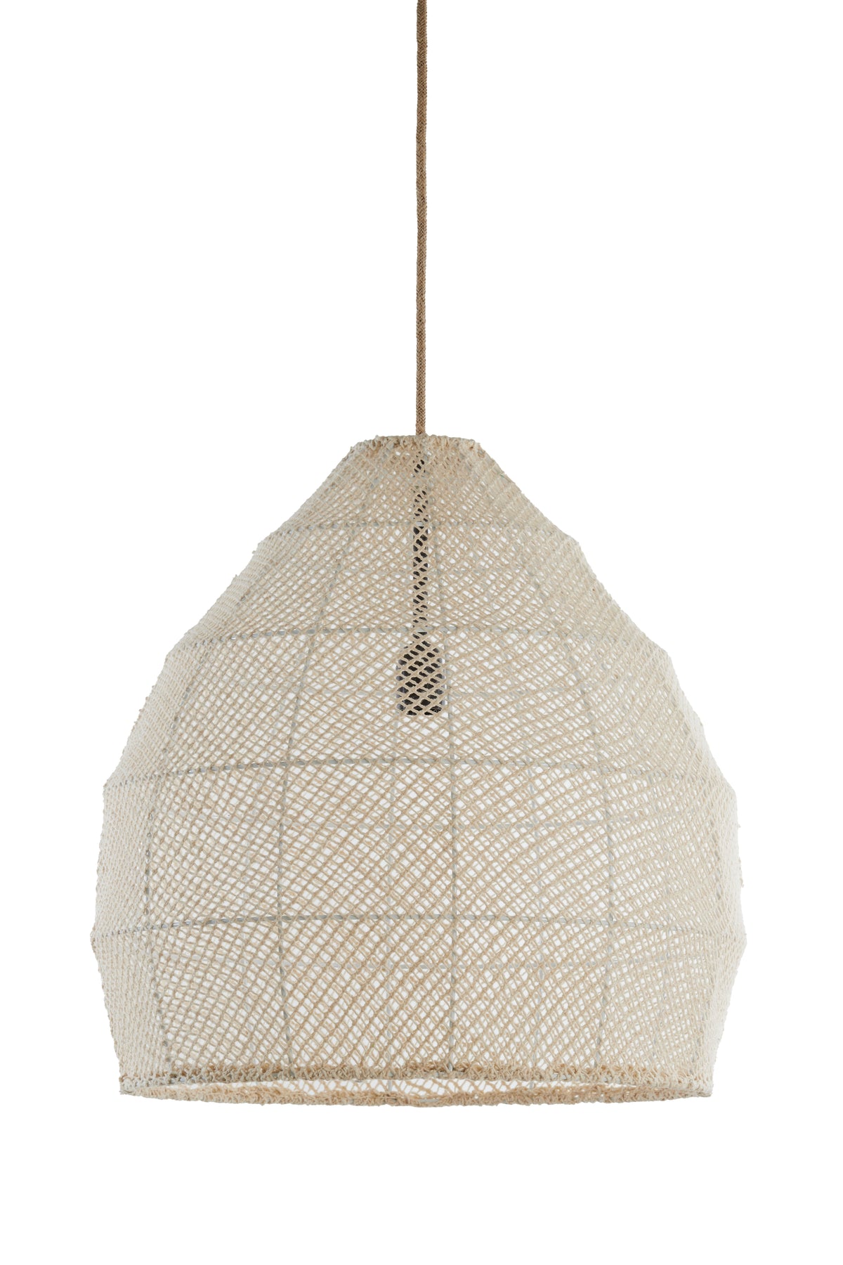 Light & Living hanglamp MAKASSAR - Ø50x50cm - wit