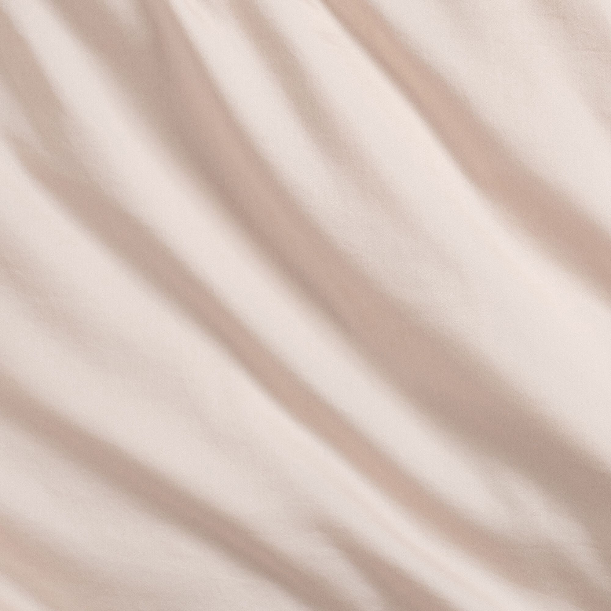 SATINE - Housse de couette en satin lavé 240x220cm - rose pétale