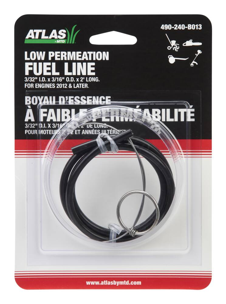 Atlas Lawn Tractor RePlacement Fuel Line with Tool, 2-ft3/32