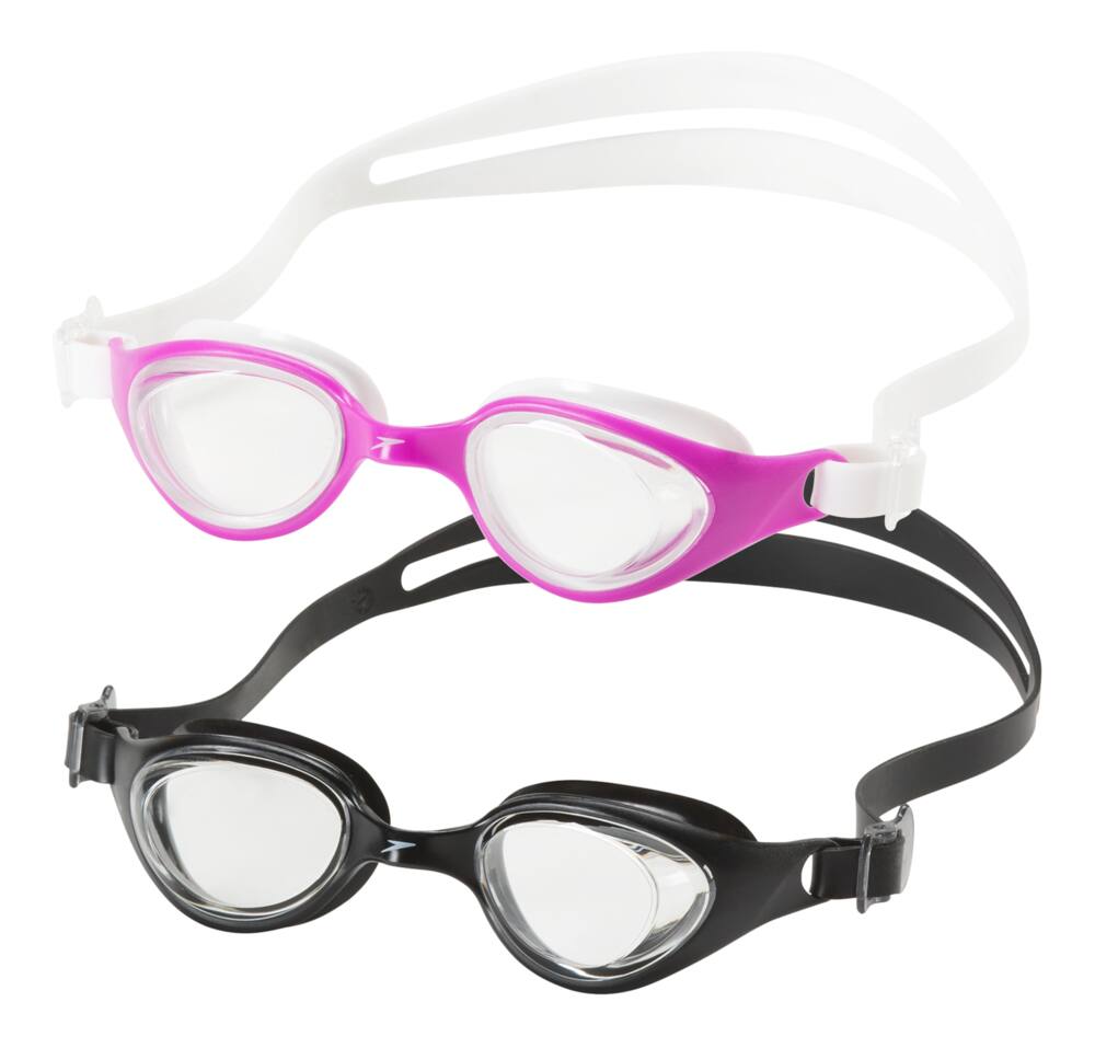 Speedo Sea Spray UV-Protected Kid & Youth Swim Goggles, Assorted, 2-pk