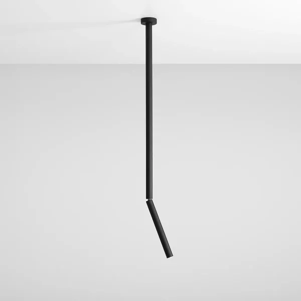 Lampa wisząca czarna Stick 1xG9x5W wym: 81,5x5,5x12 cm Aldex