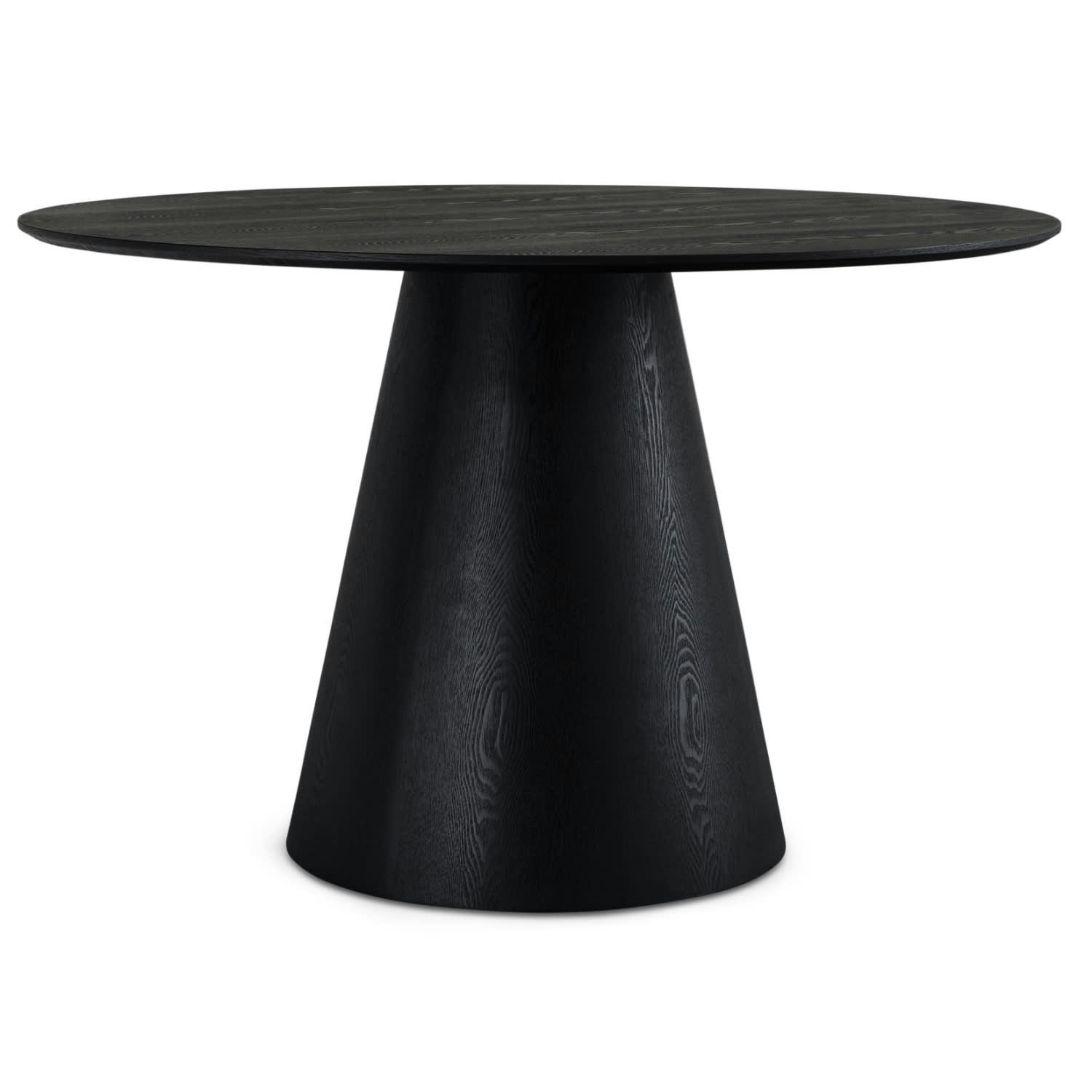 TANGO - Table à manger rectangulaire 4 personnes D120 noir