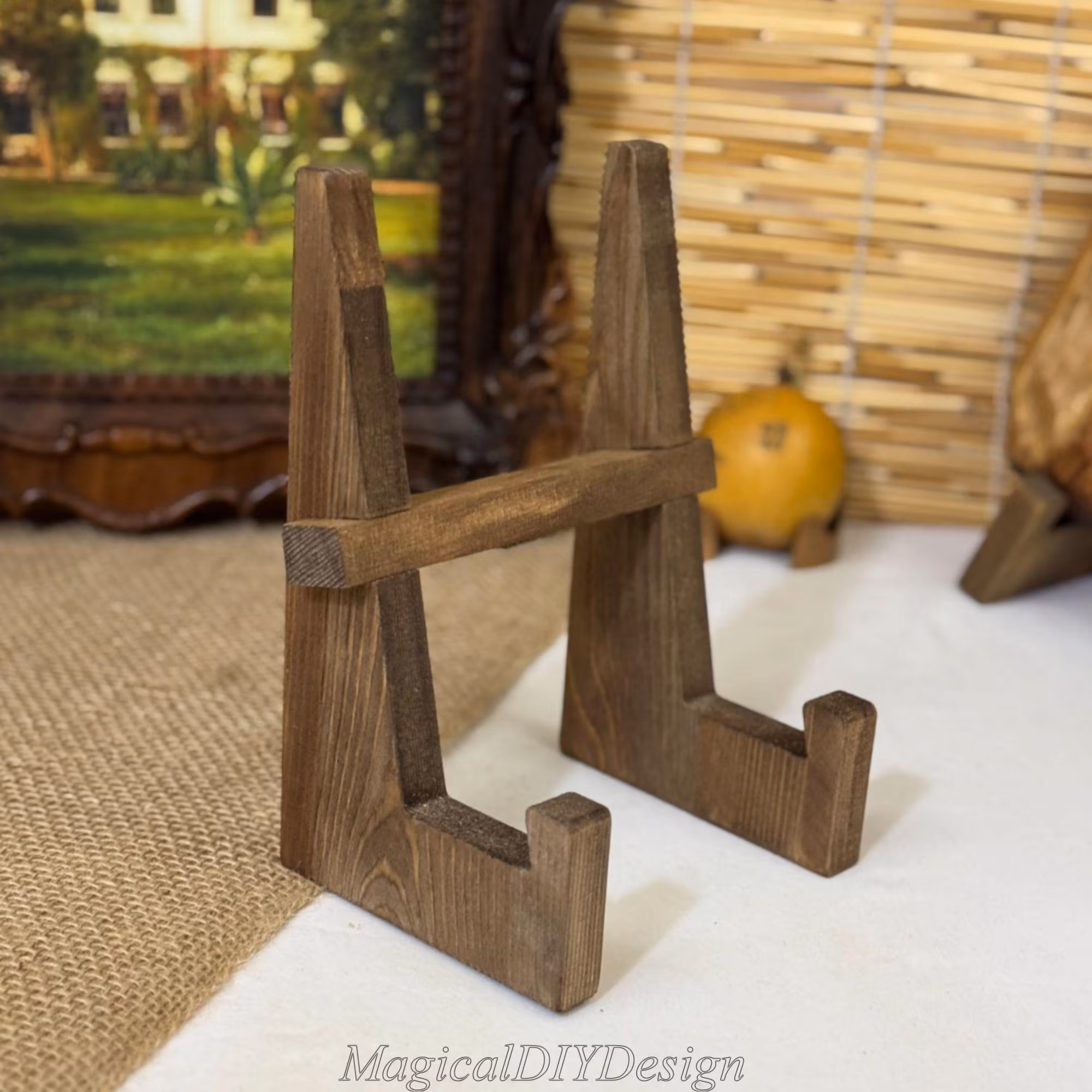 Multi-sized Solid Wood Picture Frame Stand/Plate Holder,Home Decor,Kitchen Accessories,Gifts